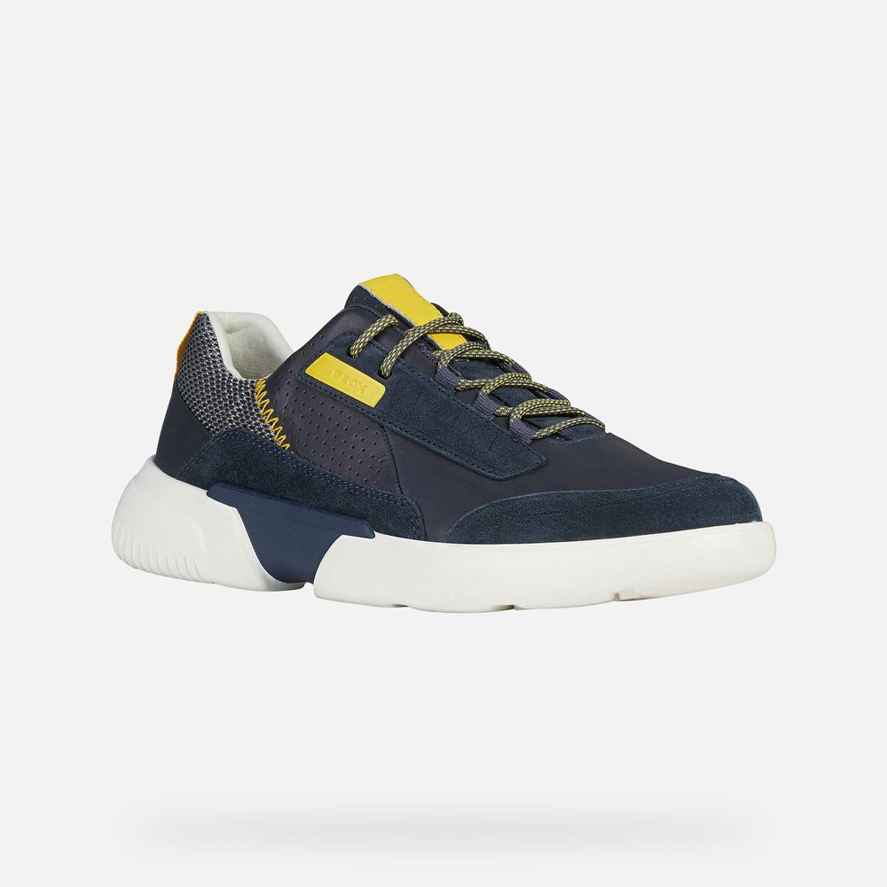 Tenis Geox Homem Azul Marinho - Smoother - TIDEA7235